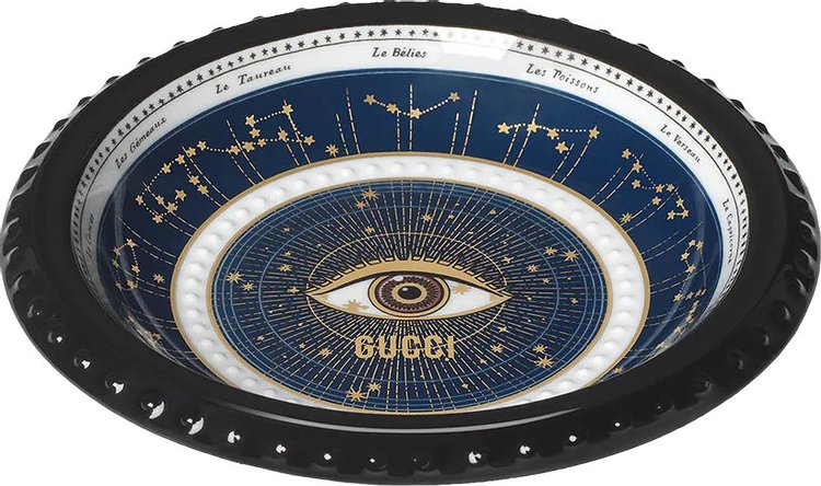 Gucci Zodiac Map Trinket Tray BlackGold