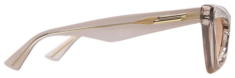 Bottega Veneta Angle Sunglasses Almond