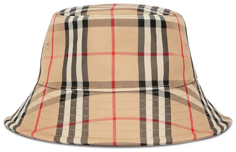 Burberry Vintage Check Bucket Hat Archive Beige