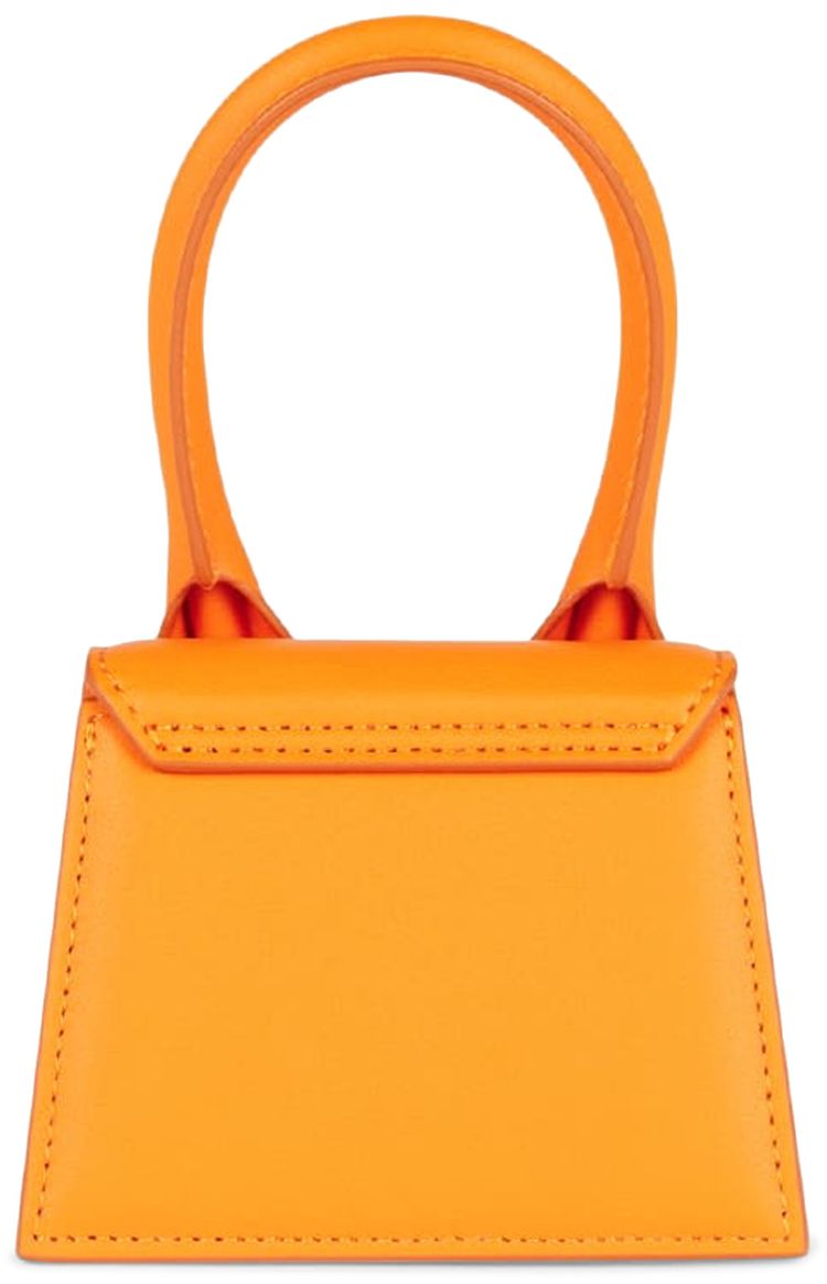 Jacquemus Le Chiquito Homme Mini Leather Bag Orange