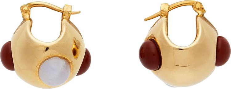 Jil Sander Globe Earrings 'Gold'