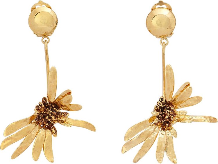 Marni Flora Daisy Earrings 'Gold'