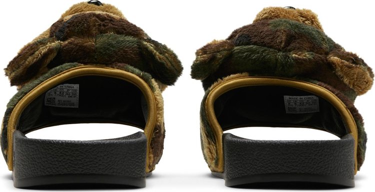 Jeremy Scott x Adilette Slide Camo Teddy