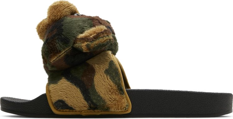 Jeremy Scott x Adilette Slide Camo Teddy