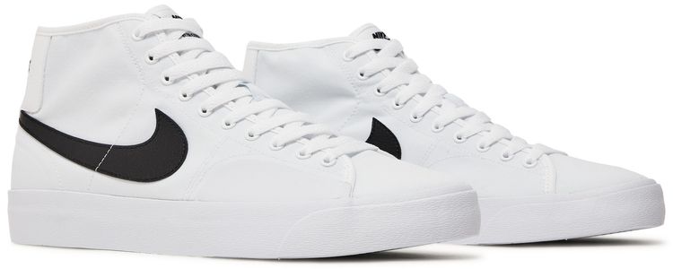 Nike Blazer Court Mid SB White Black