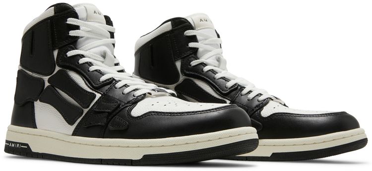 Amiri Skel Top High Black White