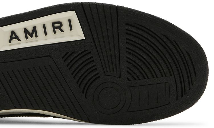 Amiri Skel Top High Black White