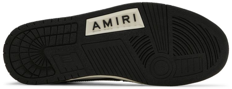 Amiri Skel Top High Black White