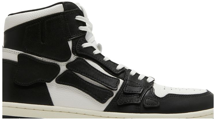 Amiri Skel Top High Black White