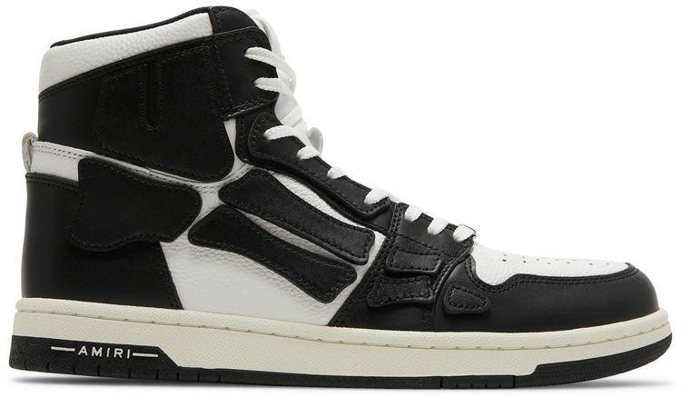 Amiri Skel Top High Black White
