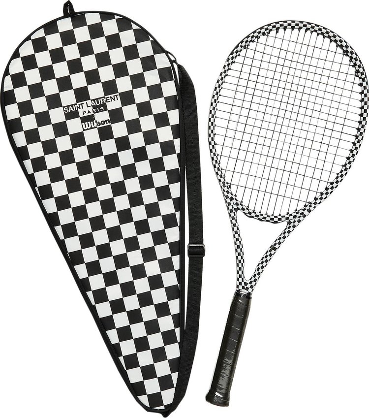 Saint Laurent Tennis Racket And Balls Set Multi Color