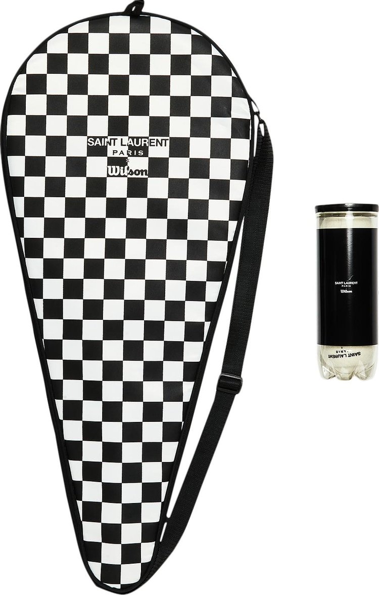 Saint Laurent Tennis Racket And Balls Set Multi Color