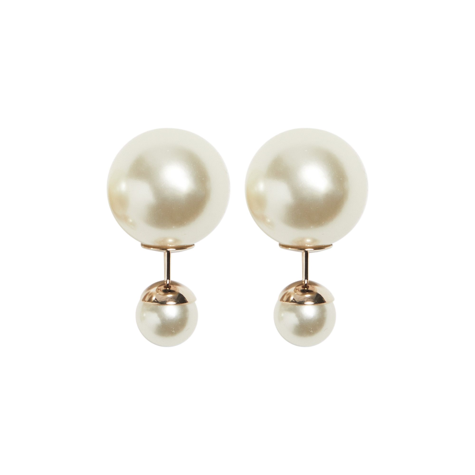 Buy Dior Tribales Earrings 'White/Gold' - E0078MIDRS D301 | GOAT CA