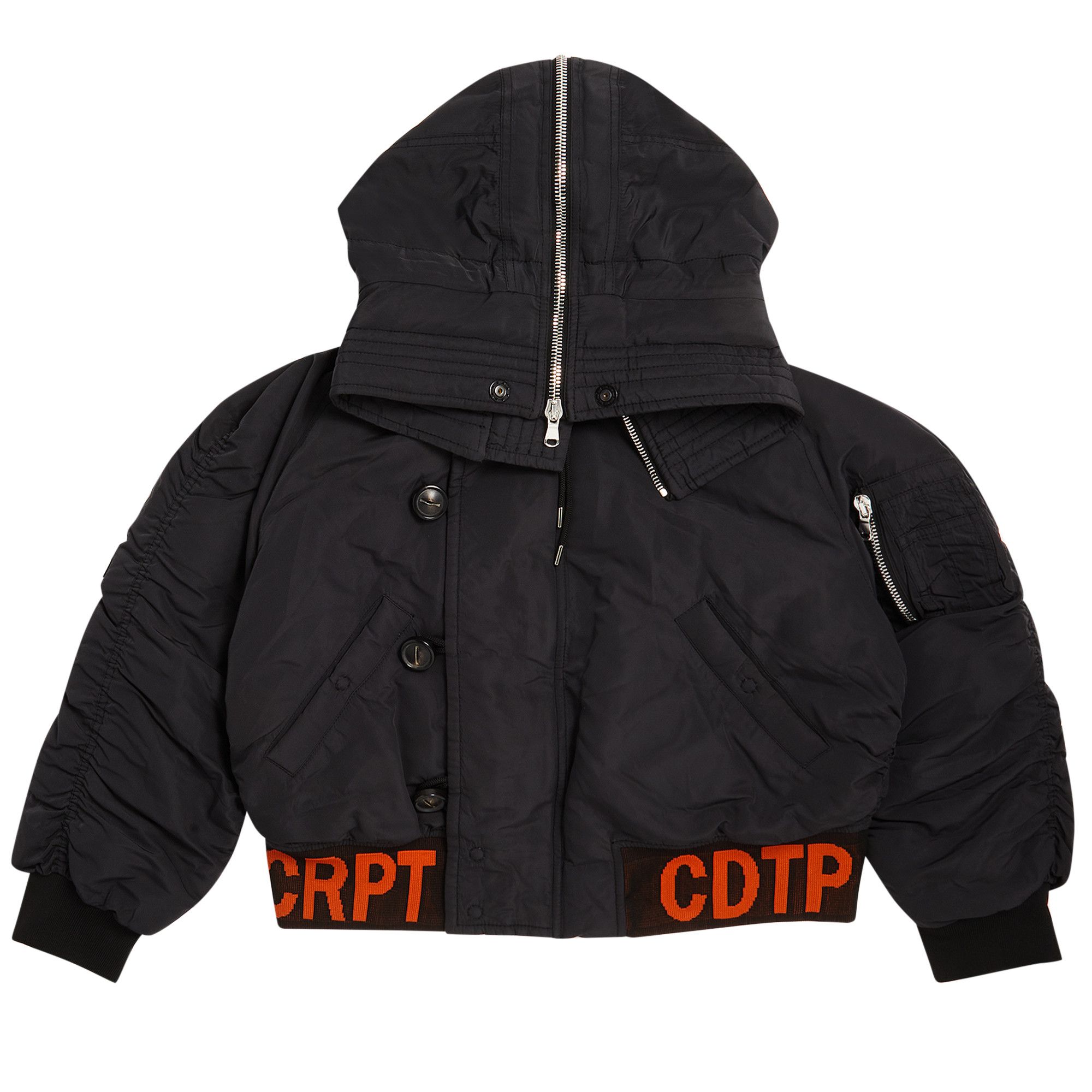 Buy Raf Simons x Sterling Ruby Pre-Owned Cropped Bomber