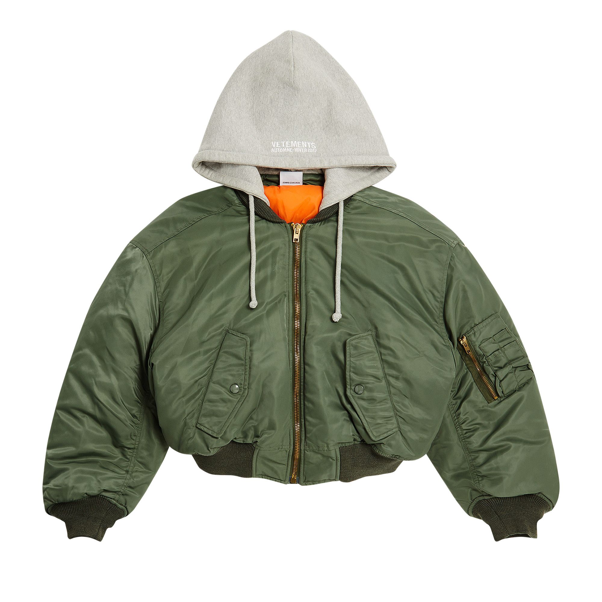 Vetements cropped hoodie new arrivals