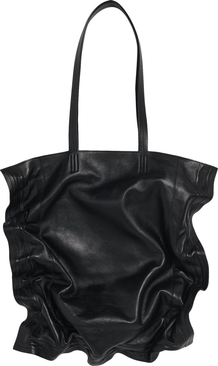 Y Project Y-trapeze leather tote bag Black, UhfmrShops
