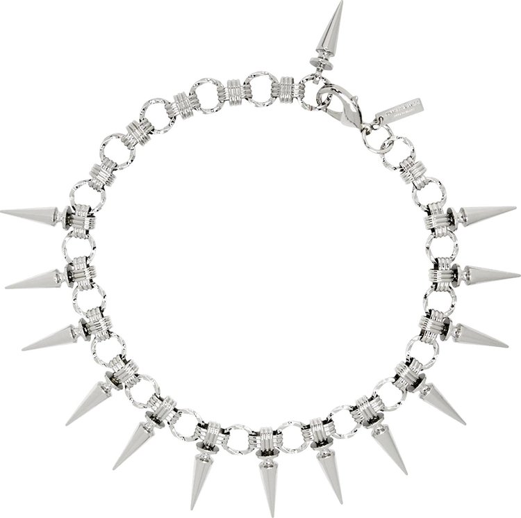 Junya Watanabe Spike-Studded Chain Necklace 'Silver'