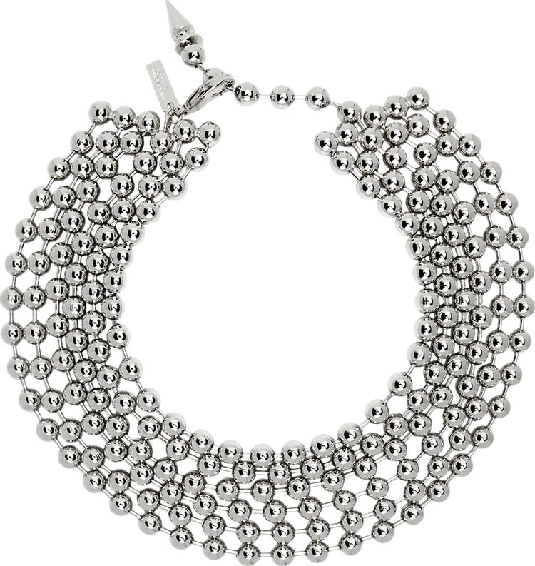 Junya Watanabe Ball Chain Choker Necklace 'Silver'