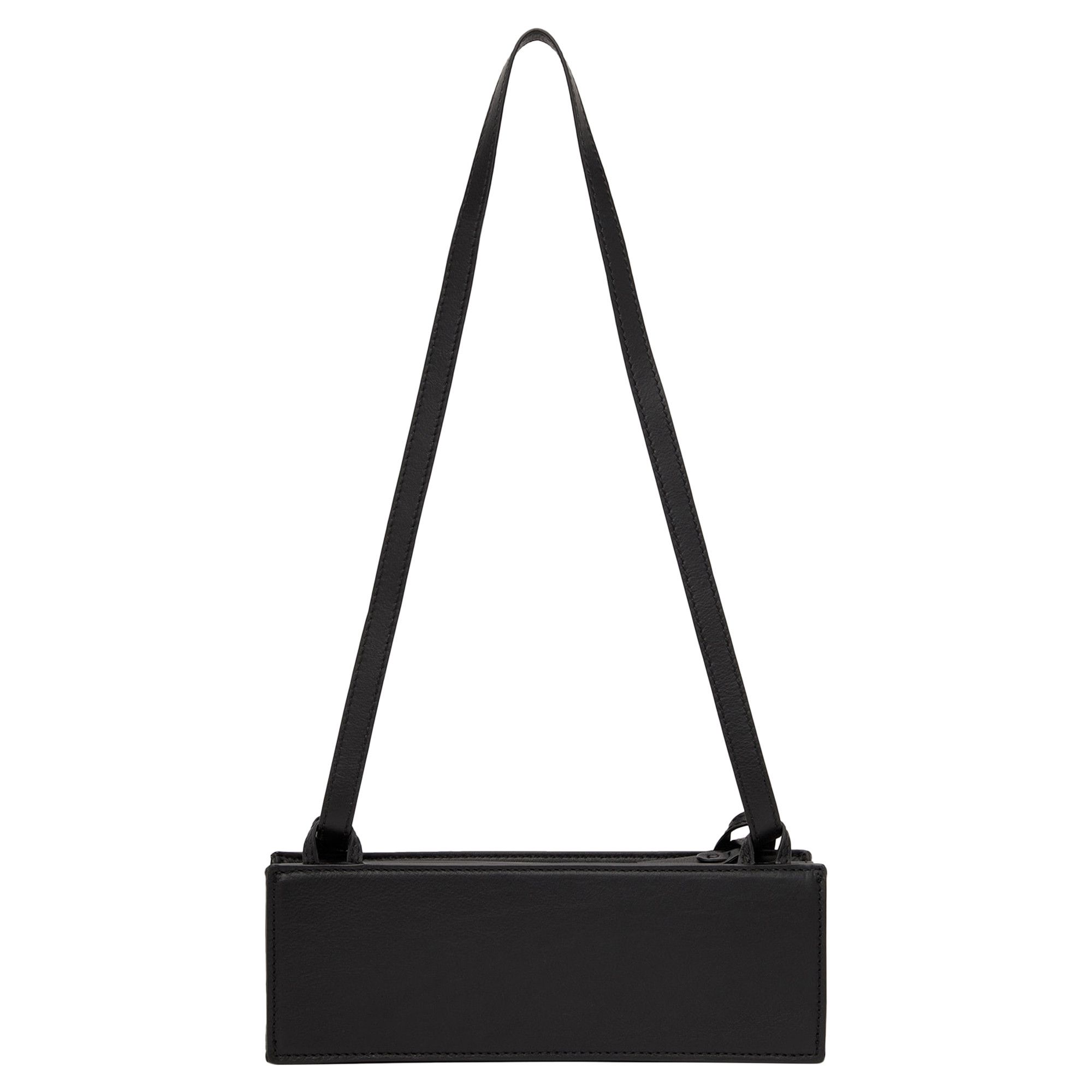 Buy Y/Project Mini Accordion Baguette Messenger Bag 'Black