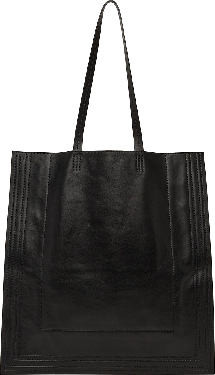 Y/Project Leather Wire Tote 'Black'