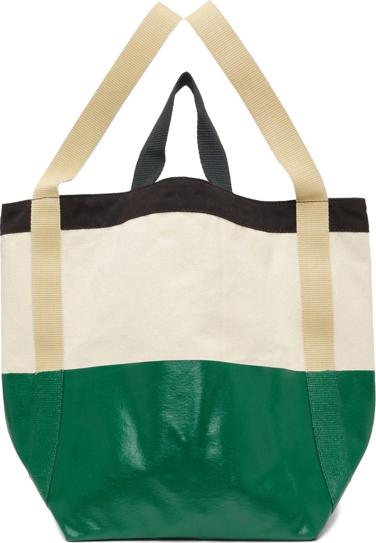 Vivienne Westwood Worker Runner Holdall Tote BeigeGreen