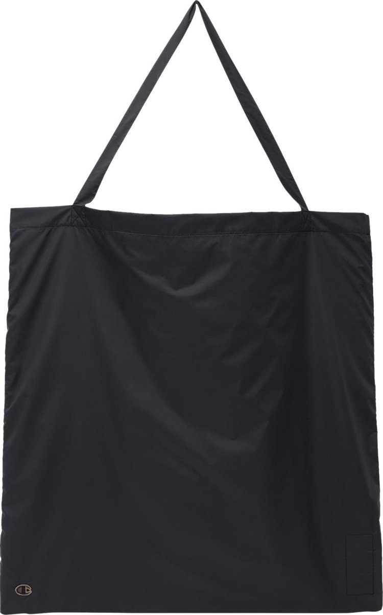 Rick Owens x Champion Nylon Jumbo Shopper Tote Bag Black