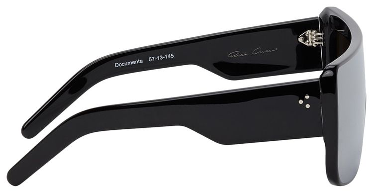 Rick Owens Documenta Sunglasses Black