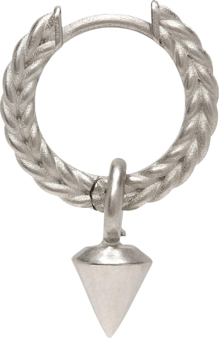 Maison Margiela Semi-Polished Earring 'Silver'
