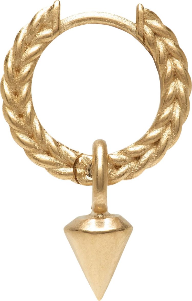 Maison Margiela Semi-Polished Earring 'Gold'