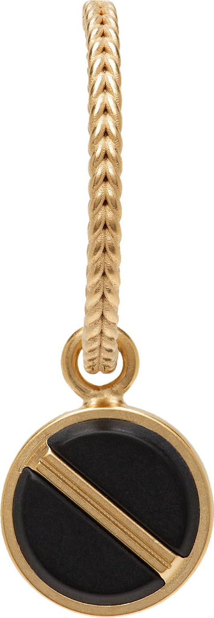 Maison Margiela Semi-Polished Resin Charm Earring 'Gold'