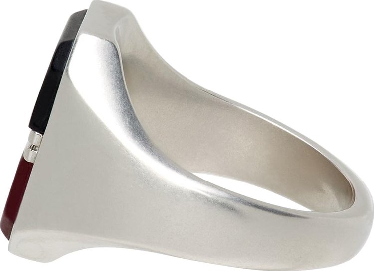 Maison Margiela Semi Polished Ring Silver