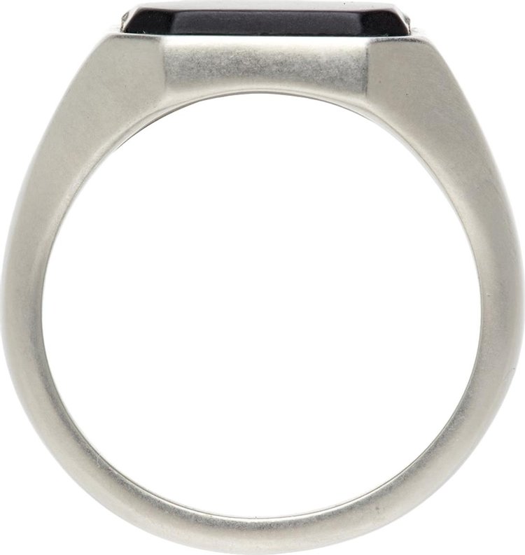 Maison Margiela Semi Polished Ring Silver