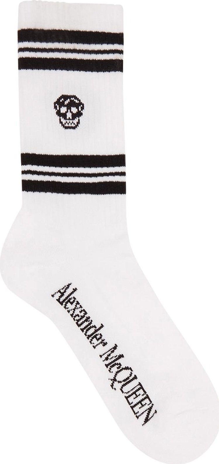 Alexander McQueen Skull Sport Socks 'White'