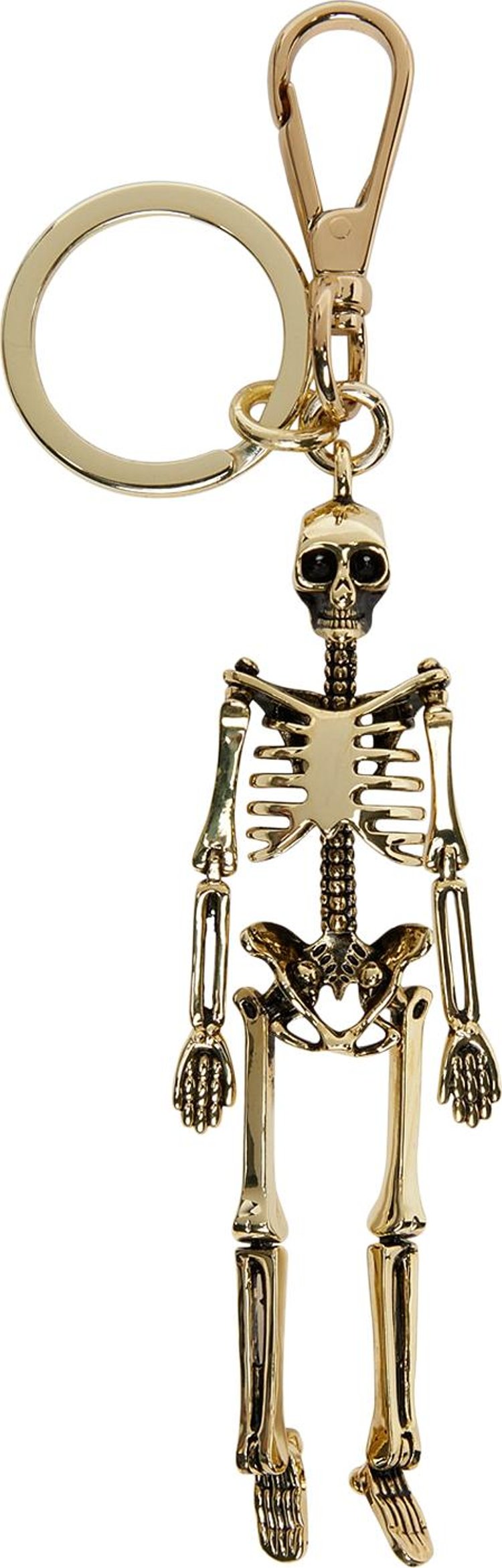 Alexander McQueen Skeleton Keychain 'Gold'