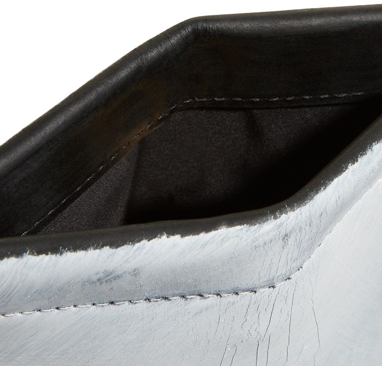 Maison Margiela Hand Painted Leather Small Bag WhiteBlack