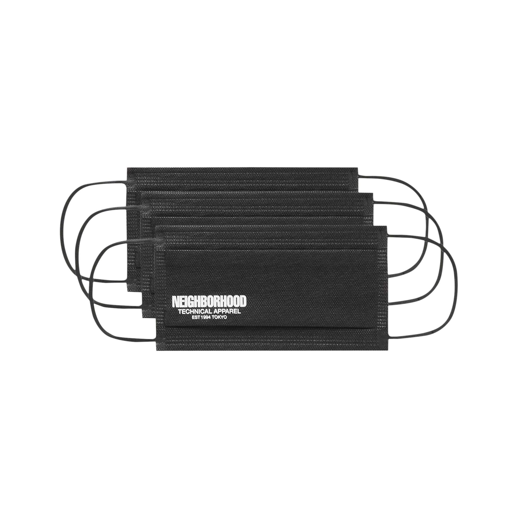 Buy Neighborhood Face Mask (3 Pack) 'Black' - 211QANH AC01S BLAC