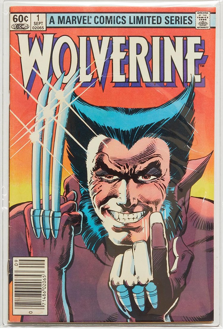 Marvel Comics Vintage 1982 Wolverine Issue #1
