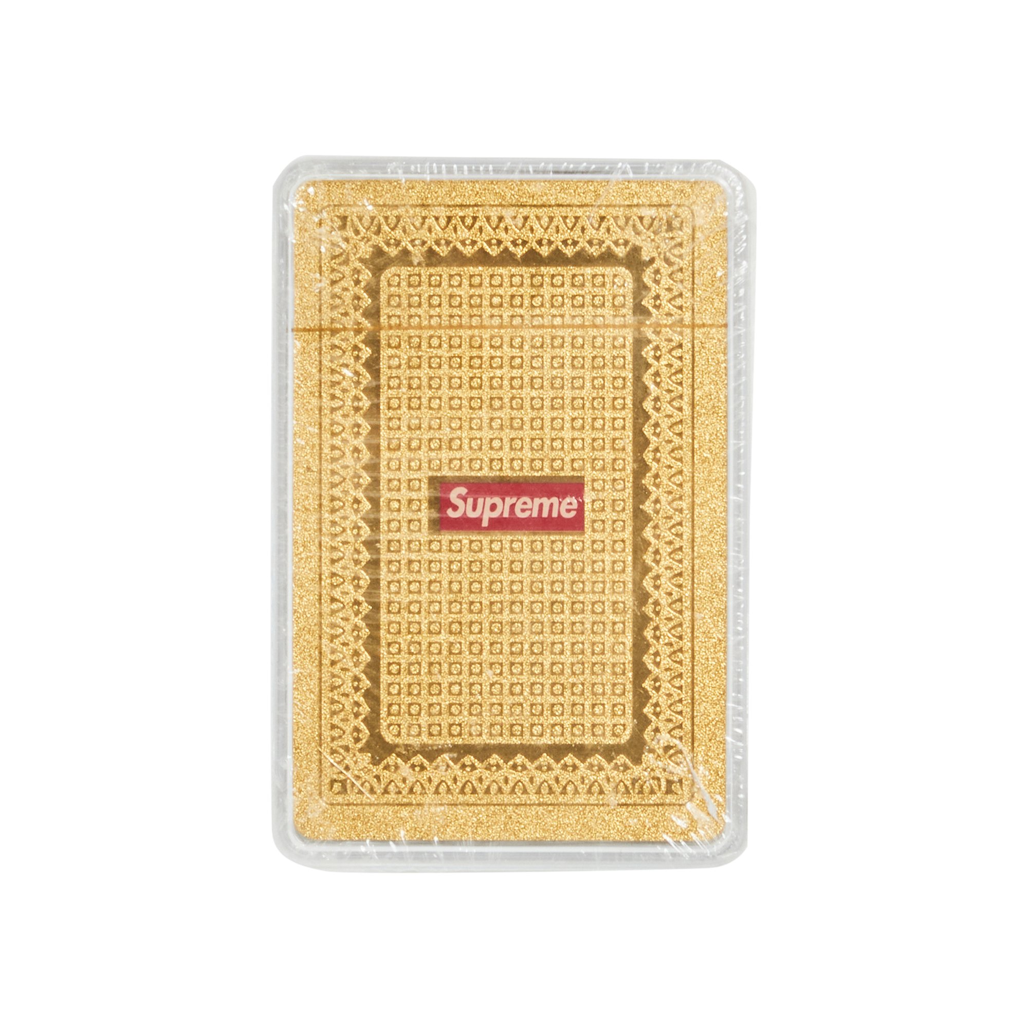 Buy Pre-Owned Supreme Poker Cards 'Gold' - FW13POKER GOLD | GOAT