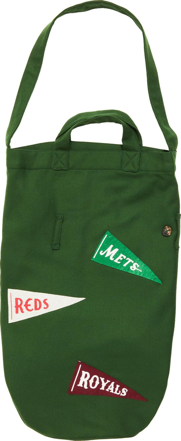 Bode Twill Pennant Tote Evergreen