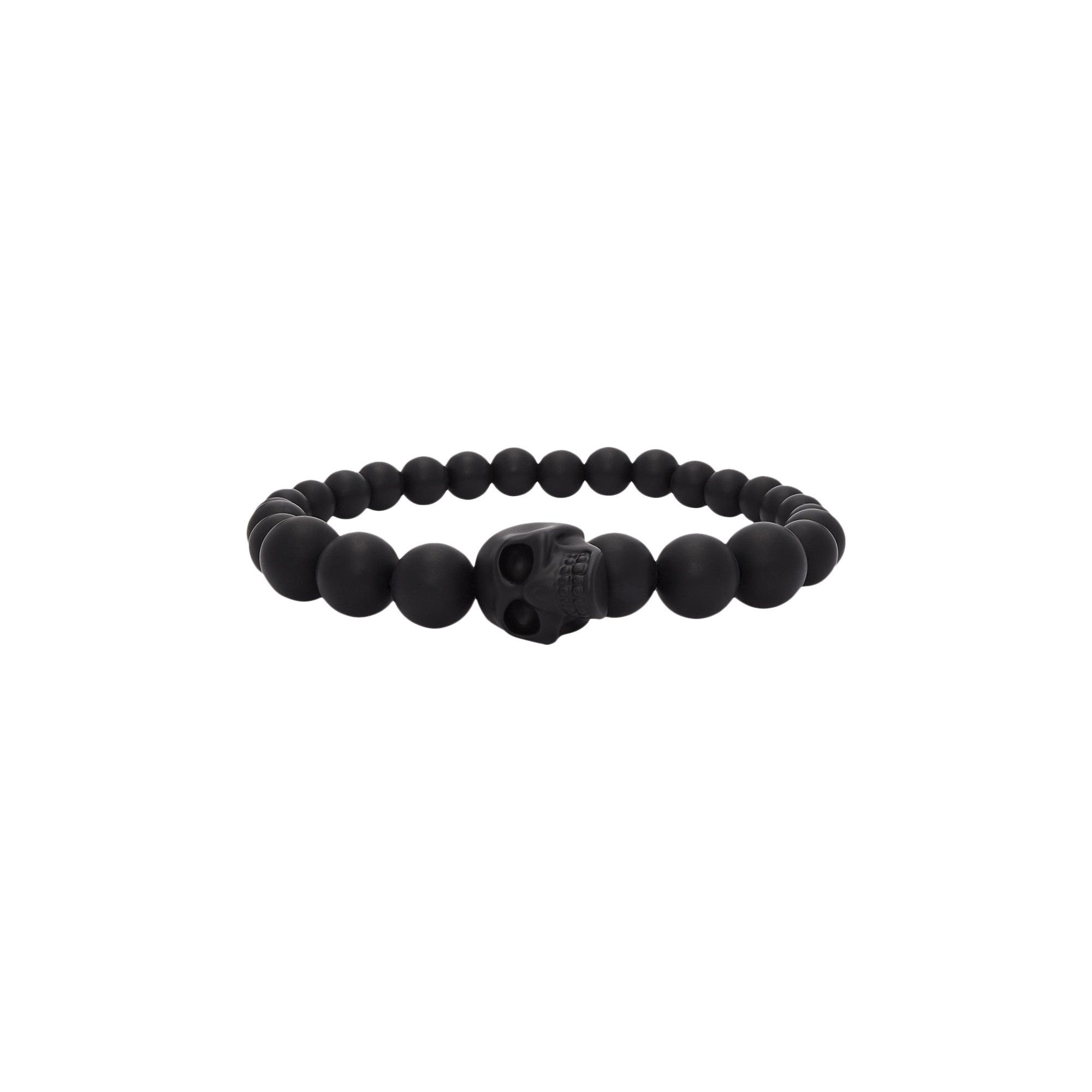 Alexander mcqueen beaded skull bracelet shop