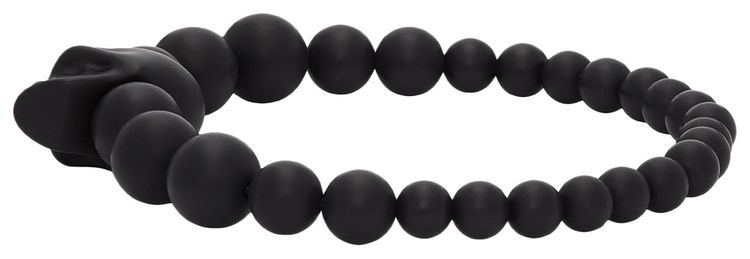 Alexander McQueen Skull Multi Beaded Bracelet Black