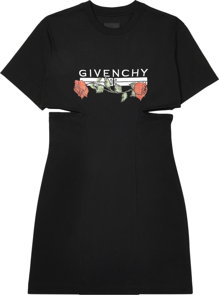 Givenchy T-Shirt Dress With Side Openings 'Black'