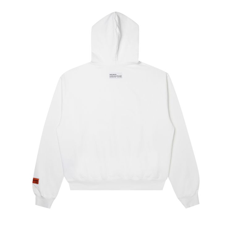 Heron Preston Split Light Herons Hoodie WhiteOrange