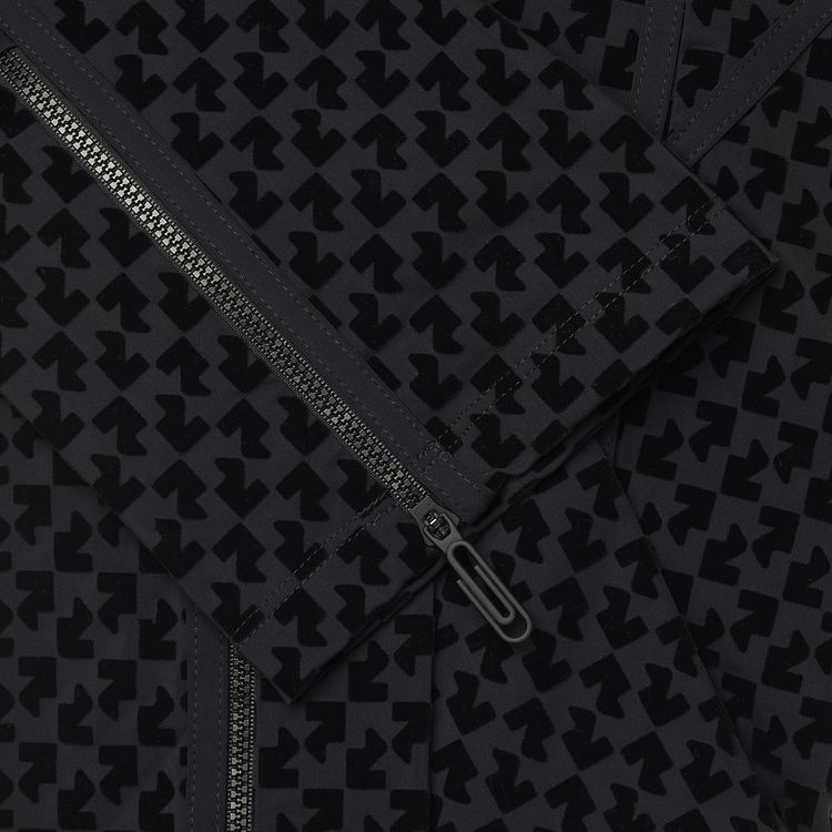 Off White Flocked Logo Leggings Black