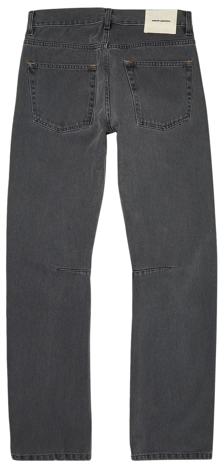 Heron Preston Acid Wash Pence Regular 5 Pocket Pant Black