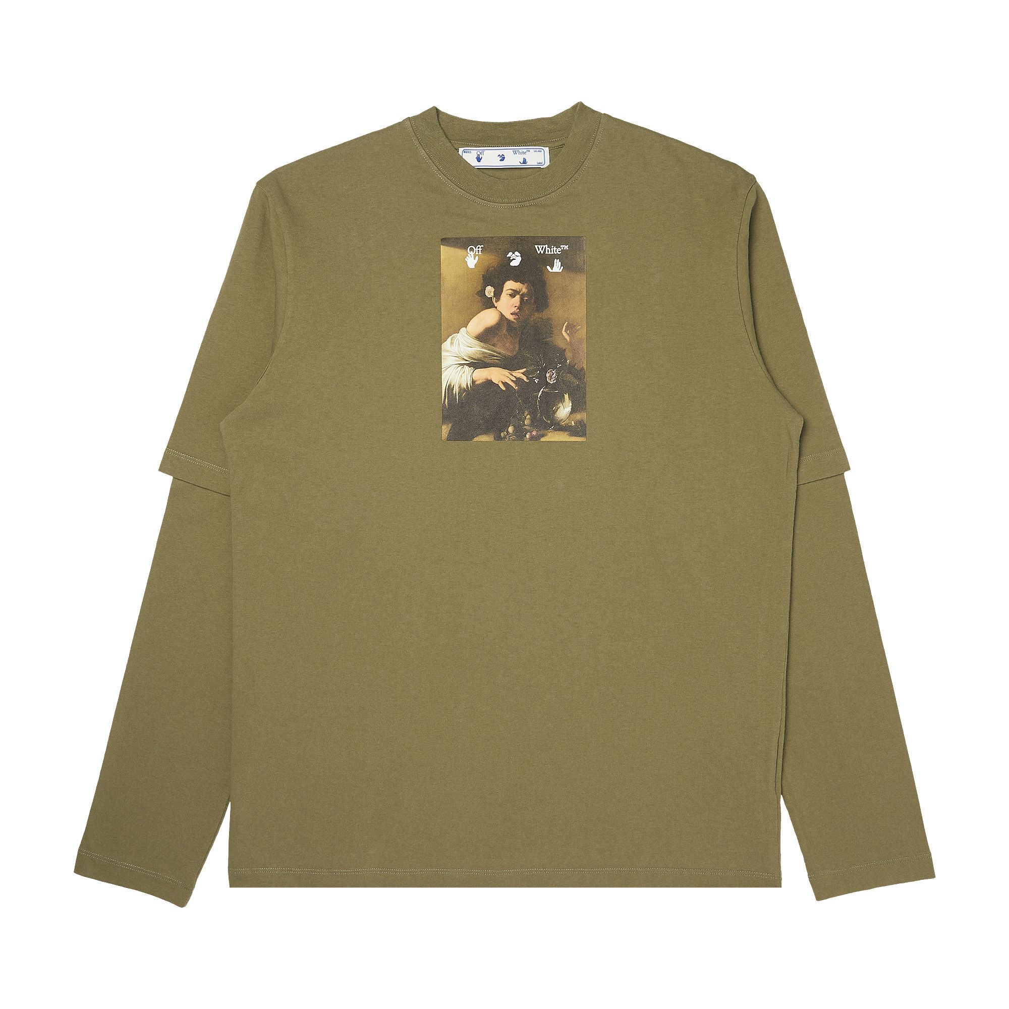 【OFF-WHITE】CARAVAGGIO BOY DBL／新品未使用／送料込 Off-White™ - Caravaggio Boy Slim T-shirt | HBX