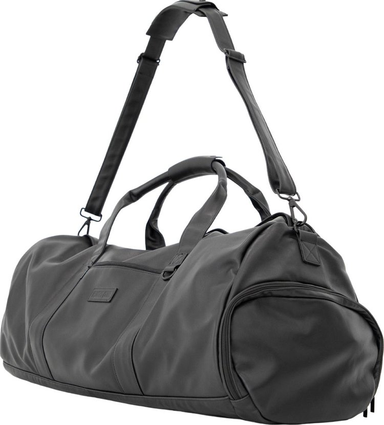 Flight Club Leather Duffle Bag Black