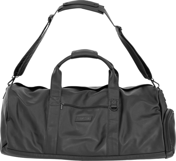 Flight Club Leather Duffle Bag 'Black'
