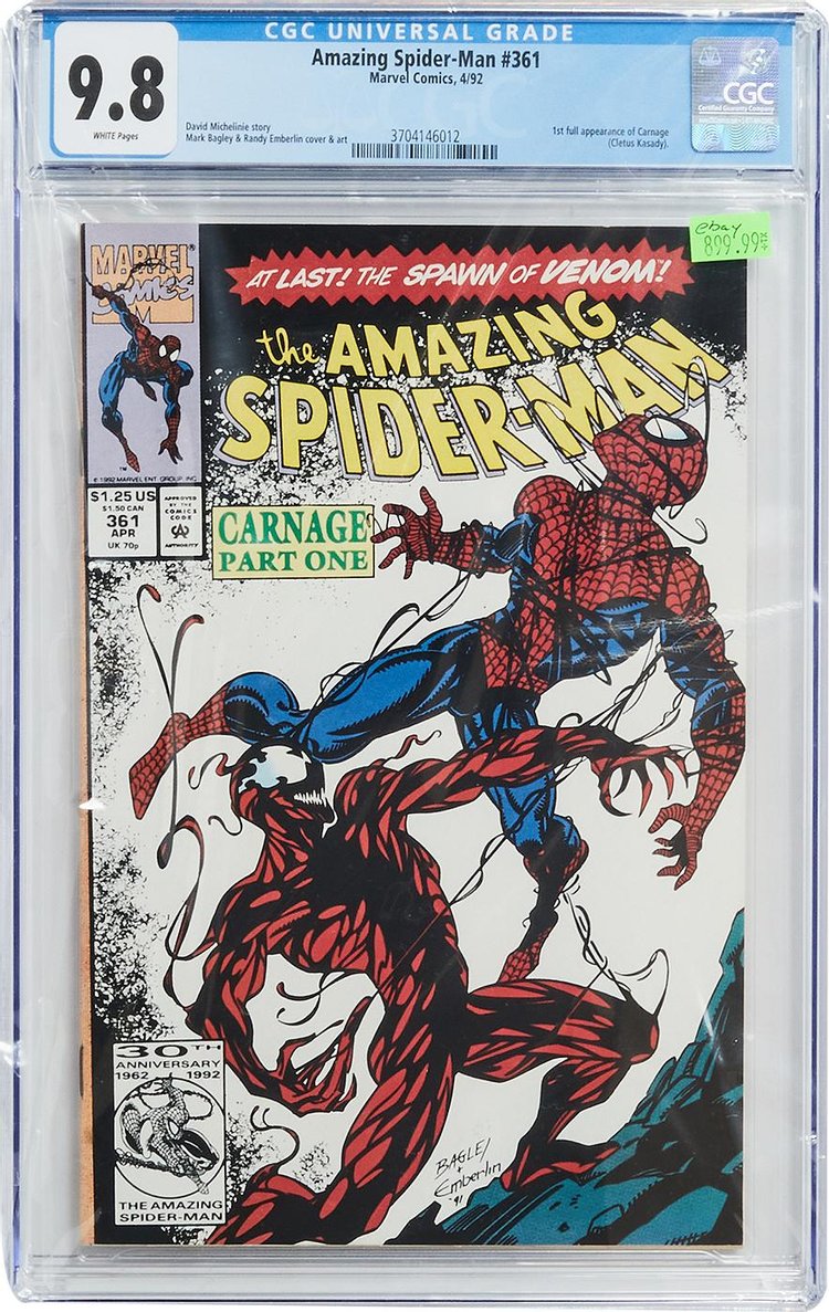 Marvel Comics Vintage Amazing Spider-Man Issue #361 'Multi-Color'