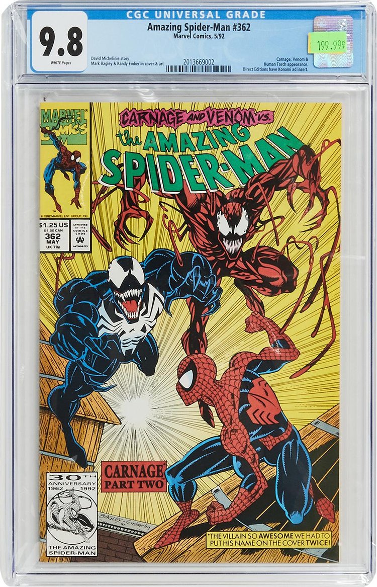 Marvel Comics Vintage Amazing Spider-Man Issue #362 'Multi-Color'